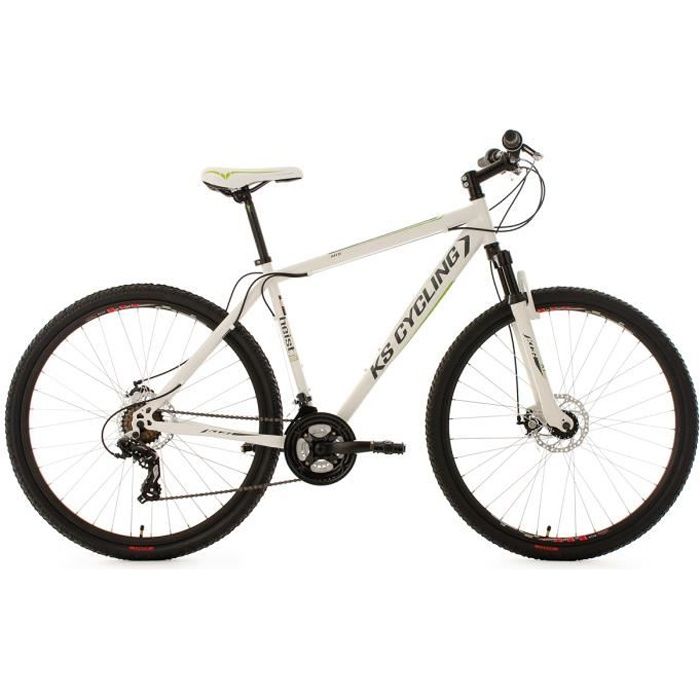 VTT semi-rigide 29'' Heist blanc KS Cycling - Chemins et sentiers - 21 vitesses