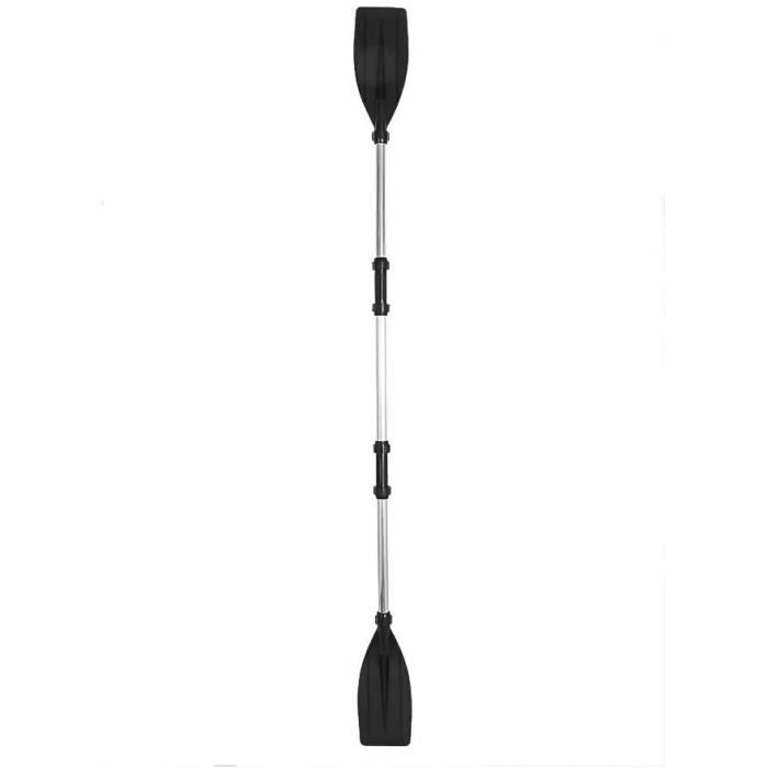 Stecto 2 Pagaies De Canoë 126 Cm Amovibles En Alliage D'Aluminium - Rames Kayak Réglables Pour Bateau Gonflable, Dériveur, Rafting