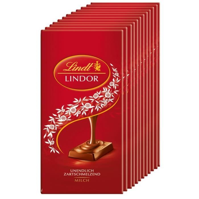 Chocolat au Lait Lindor Lindt 100 g