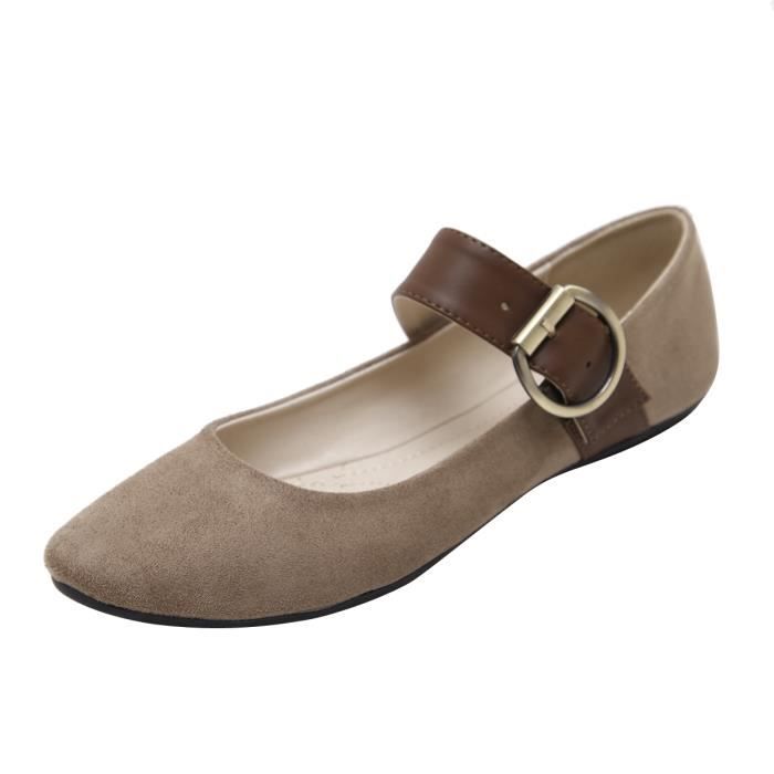 Babies Femme Cuir Imite Mode Plate Marron Achat Vente Babies Soldes Sur Cdiscount Des Le 20 Janvier Cdiscount