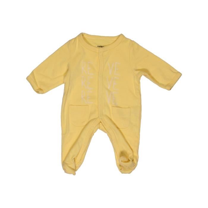 Pyjama 1 Piece Bebe Unisexe Vertbaudet Naissance Jaune Ete Vetement Bebe Jaune Jaune Cdiscount Pret A Porter Pyjama 1 Piece Bebe Unisexe Vertbaudet Naissance Jaune Ete Vetement Bebe Jaune Jaune Cdiscount Pret A Porter