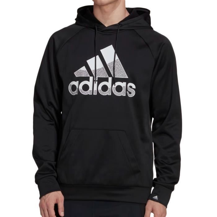 Sweat a Capuche Homme Adidas Originals HL2172 Noir Manches longues Poche kangourou Black Cdiscount Pret a Porter