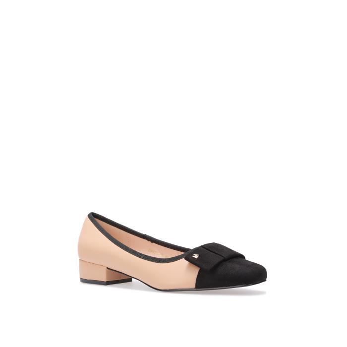 DESIGN - Leslie - Ballerines à bout carré - Gris
