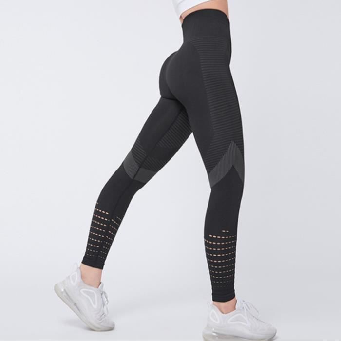 PANTALON,Leggings femme Fitness Fitness travail Leggins femmes gymnastique  Sexy Legging Anti Cellulite sport noir rose - Type GRIS Blanc - Cdiscount  Sport