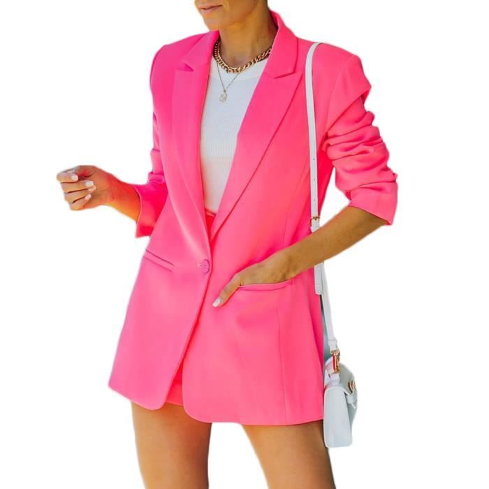Veste blazer hotsell courte femme