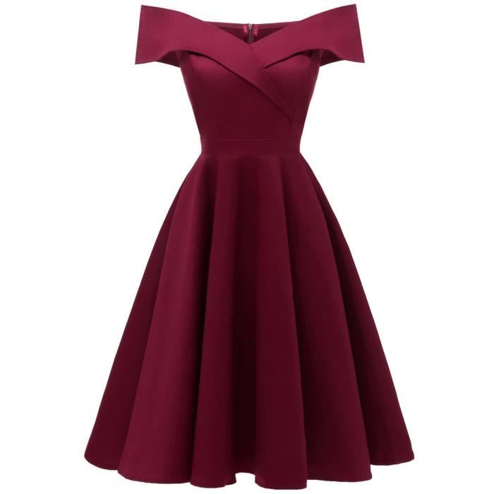 Robe ceremonie vintage femme 2025