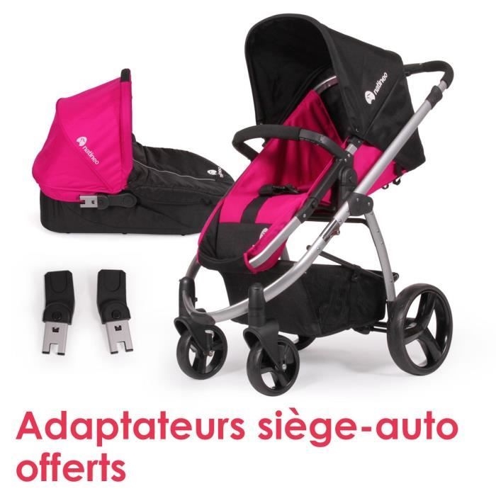 poussette duo 4 roues