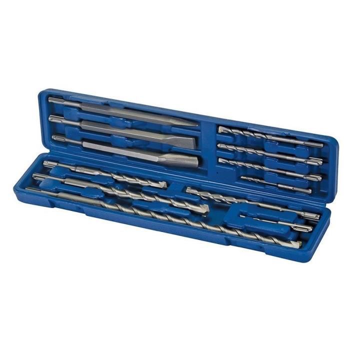 Coffret De 12 Forêts Et Burins SDS Pour Perforateur - Neuf Sous Emballage