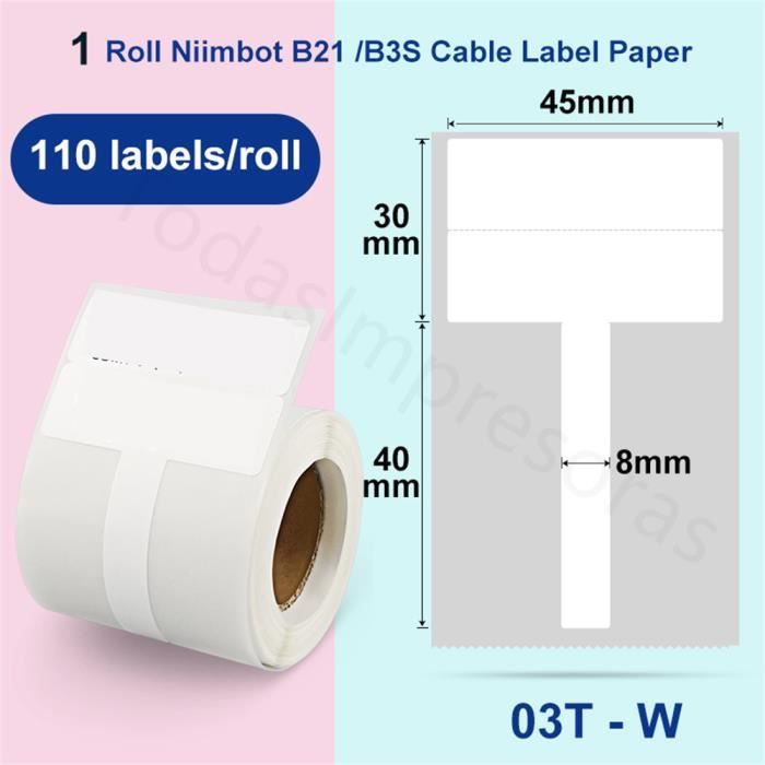Niimbot B21 imprimante d'étiquettes portable (verte) (203 dpi