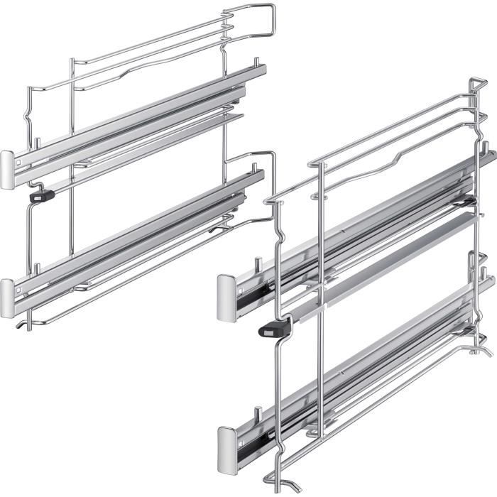 Rail télescopique pour four SAMSUNG MA RS772 Acier inoxydable Compatible avec plusieurs modèles