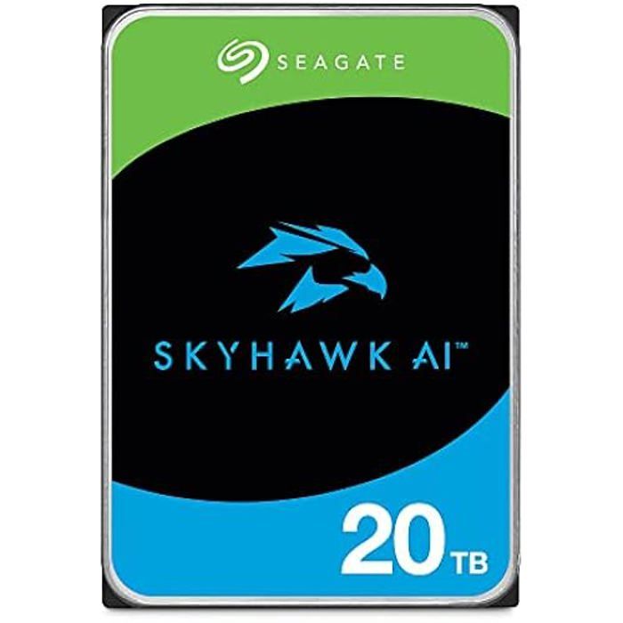 Seagate SkyHawk AI 3.5 20 TB Serial ATA III Neuf - vue 5
