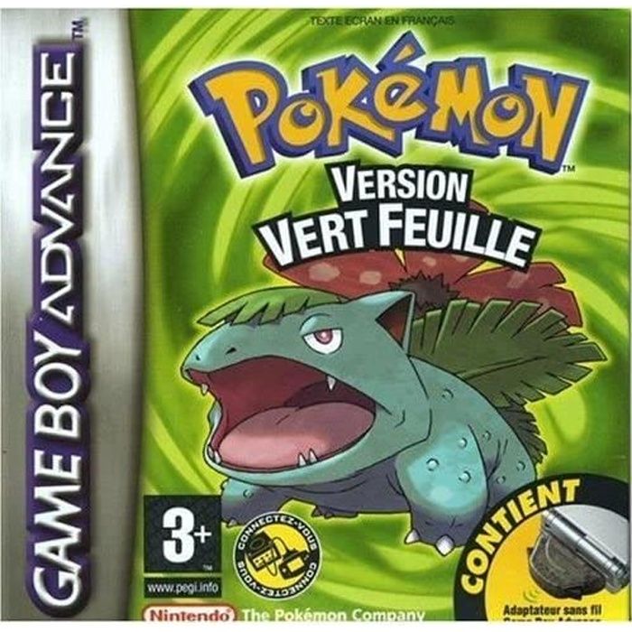 Pokemon vert Feuille / Jeu Gameboy advance