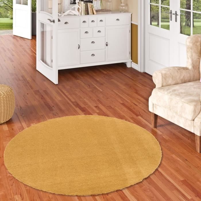 Tapis en peau de chèvre marron foncé - Authentique peau d'animal
