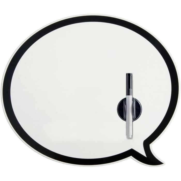 Tableau Magnétique Frigo Chat Meow - Noir - Pour Notes Et Rappels - Déco Pratique