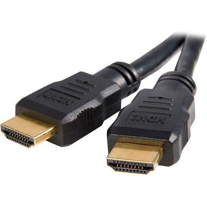 Câble HDMI haute vitesse Ultra HD 4K de 50cm - M/M - Cordon HDMI Ultra HD 4K de 0,5 m - M/M - HDMM50CM