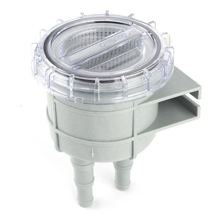 Dilwe accessoires pour bateau Le moteur de filtre de crépine d'eau de mer d'admission de 4.3in