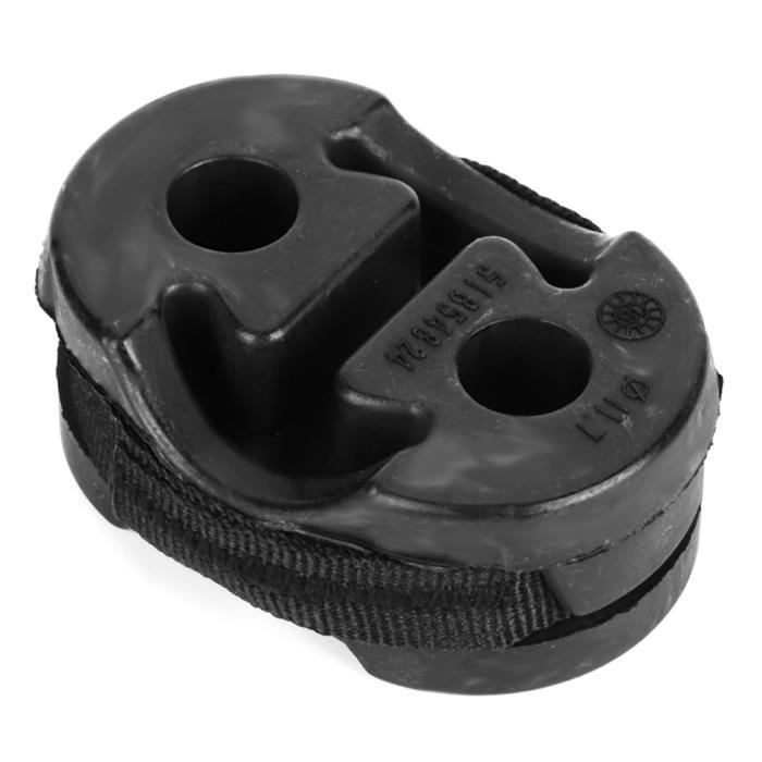 Support Suspension Échappement Riloer - Lot De 4 Supports Caoutchouc Rouge 25mm Épaisseur, Robuste Et Universel