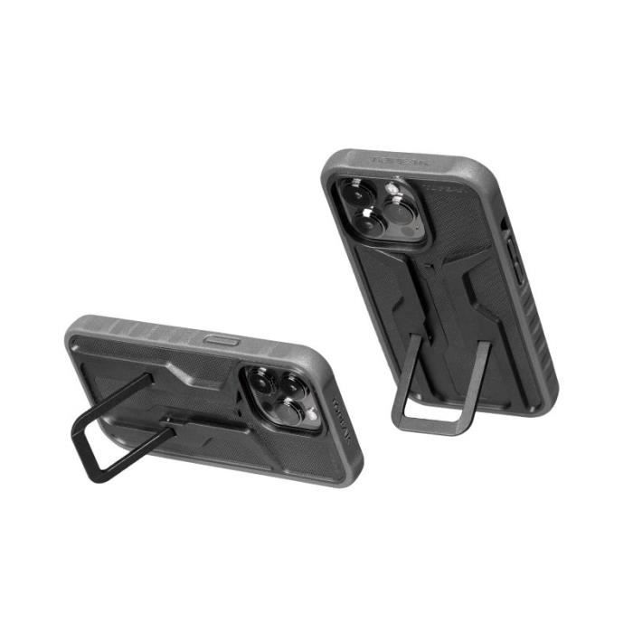 Valise de transport - TOPEAK - iPhone 13 Pro - Noir/Gris - Aluminium/Polymère/Caoutchouc - Compatible vélo 44 g