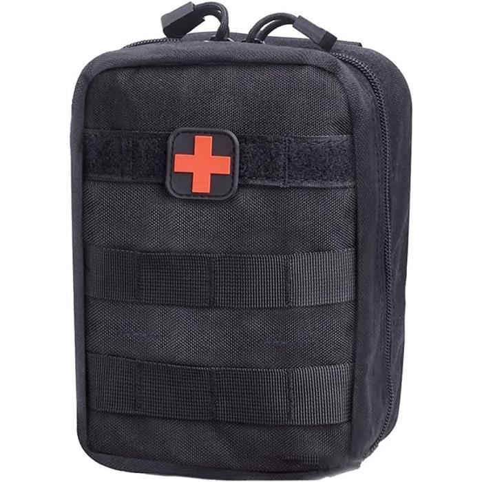 Poche De Premier Soin Ifak Pochette Premiers Secours Tactique WYNEX - Vide, Nylon 1000D, Molle Compatible, 10x15x4cm Pochette Survie Militaire Poche De Premier Soin Ifak Pochette Premiers Secours Tactique WYNEX - Vide, Nylon 1000D, Molle Compatible, 10x15x4cm Pochette Survie Militaire