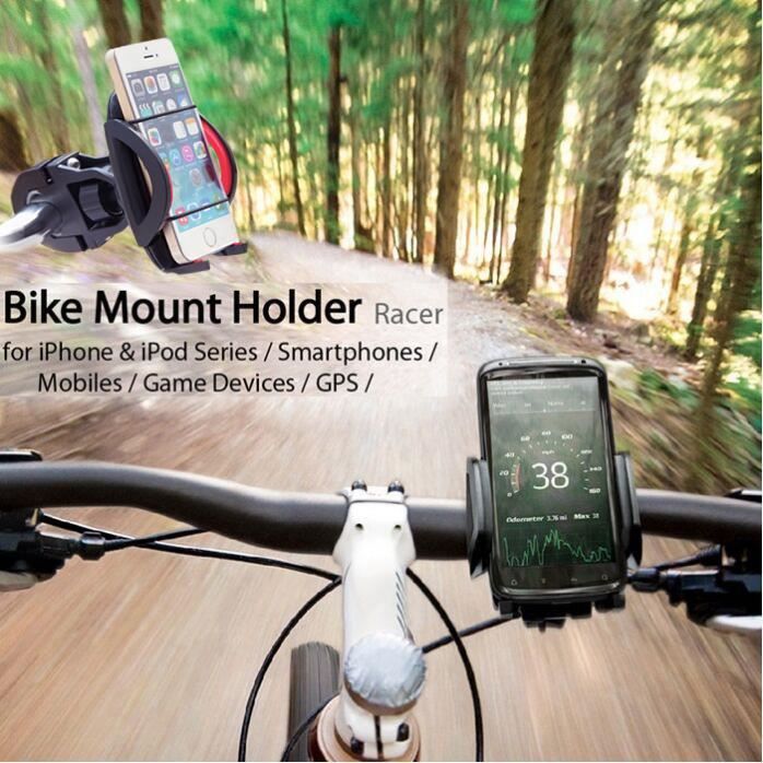 Support Téléphone Vélo Avec Rotation 90° - Noir - Neuf
