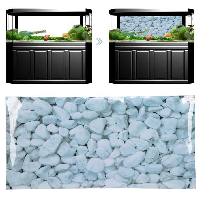 Meilleurs prix pour VGEBY Affiche de fond d'aquarium Affiche d'Aquarium Décoration de Fond de Réservoir de Poissons en PVC 3D animalerie artificielle