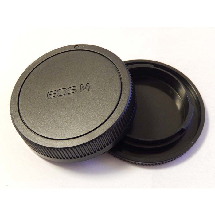 Set-Bouchon Objectif Et Boîtier Pour Appareil Photo Canon EOS M