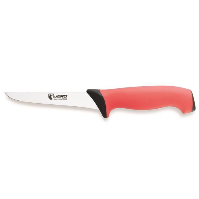 Couteau à Désosser Starrett 150 Mm - Lame Acier Inox, Manche Rouge Ergonomique - Réf. BKR103-6