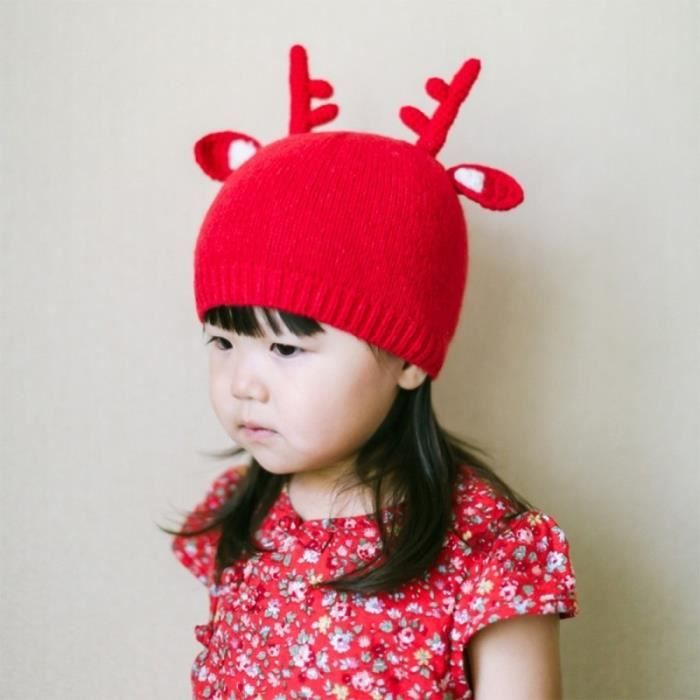 Decoration De Noel A Porter Bonnet Laine Lapin En Elan Sans Doublure Taille L Rouge Cdiscount Maison