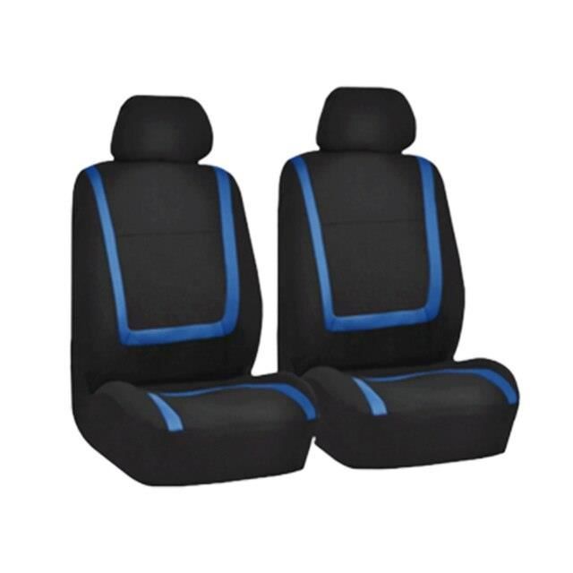 Protections De Dossier De Siège Auto - 2 Pièces, Tissu Oxford, Réglables Par Cordon