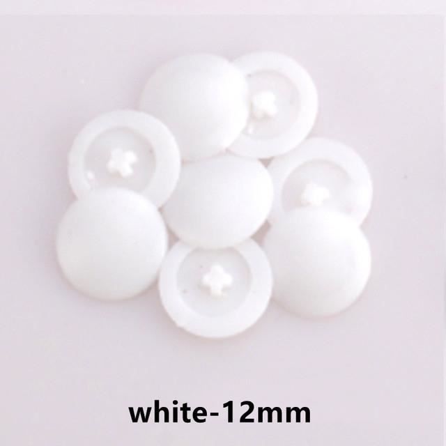KUKUPOW Lot De 290 Couvercles De Vis Blancs, Autocollants Pour Trous De Vis, Bouchons De Vis Blancs En 3 Tailles 12 Mm/15 Mm/21 Mm, Convient Pour