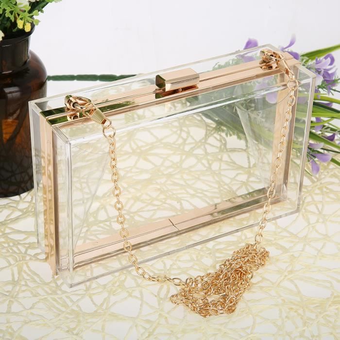 mini sac transparent