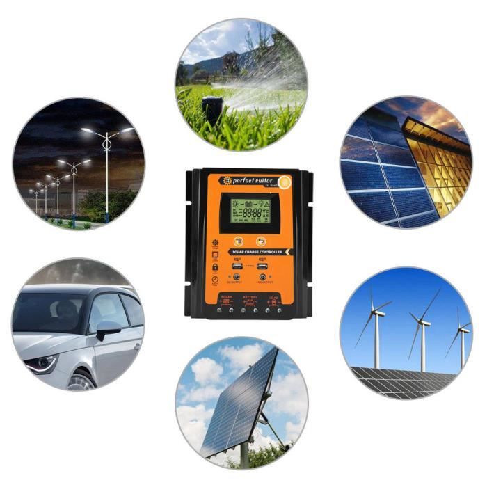 Alimentation du chargeur de batterie du contrôleur de charge solaire MPPT 60A 12/24 V - 2026 L'énergie solaire, contrôleur de charge solaire MPPT Controller price