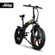Vélo électrique Fat Bike Jeep 20" Noir - XiongDa 36V 250W - Shimano 7 vitesses - Autonomie 60 km-1