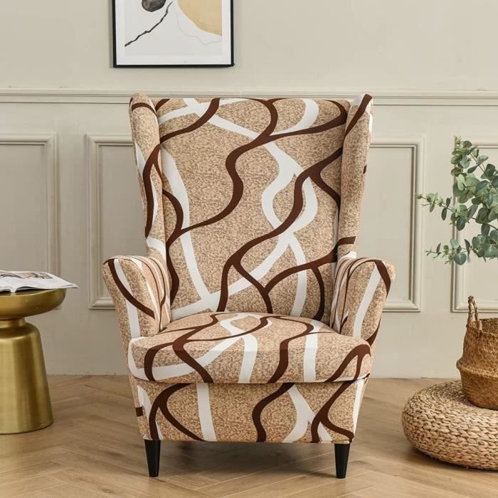 Housses De Fauteuil À Oreilles Housses De Canapé Extensibles En Spandex