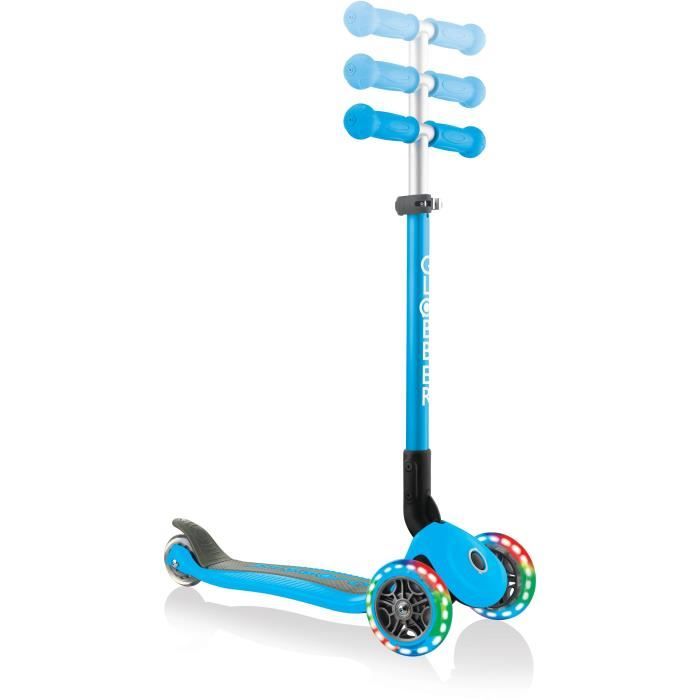 Globber Primo Trottinette réglable à 3 roues pour enfants avec