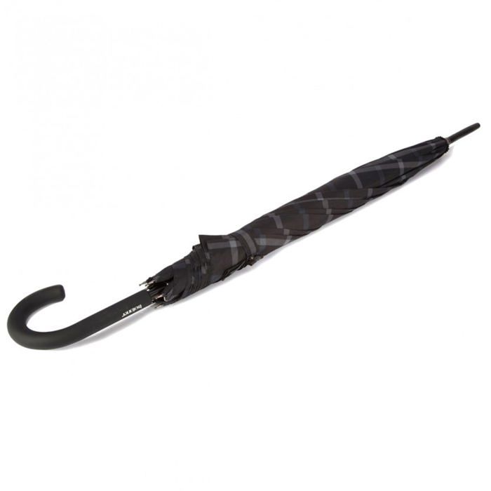 Isotoner Parapluie canne, ultra dérperlant, solide, ouverture automatique/fermeture manuelle, noir