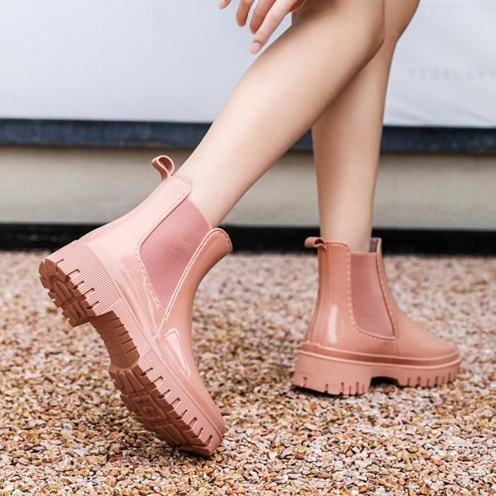 Bottes De Pluie Femme, Caoutchouc Imperméables Antidérapant légère Chelsea  Bottines, Jardin Boots chaussures Travail l'extérieur verte - Cdiscount  Chaussures