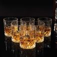 KANARS 6 Pièces Verres à Whisky, 300ml Verre a Whiskey en Cristal, Belle Boîte Cadeau-2