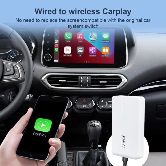 Adaptateur Carplay sans fil 3 en 1, sans fil pour Android Auto