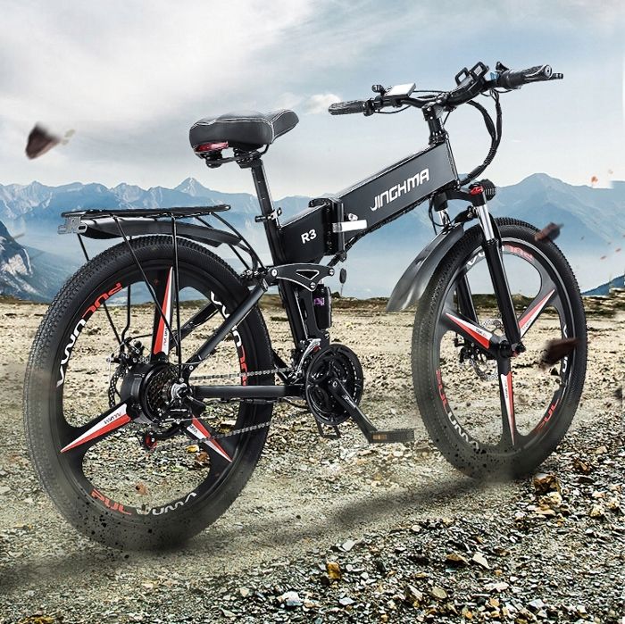 Velo electrique pliant JINGHMA R3 800W 40KM 12.8Ah SHIMANO 21 Speed Cdiscount Sport