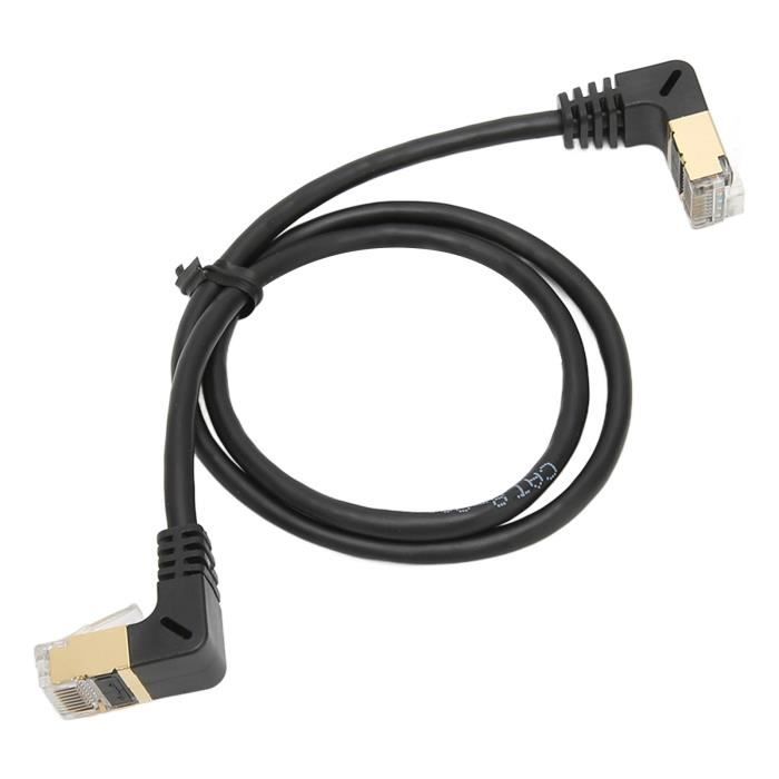 Duokon Câble Ethernet RJ45 Cat8 Câble réseau RJ45 Câble Ethernet Cat8 résistant aux intempéries pour routeurs TV video detachee