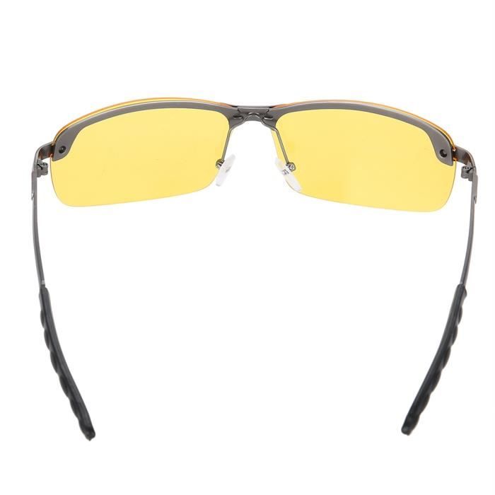 Musivon Lunettes Conduite de Nuit - Lunette Anti Eblouissement Vision  Nocturne，Lunette Jaune Anti Phares Femme Clearview Lunettes