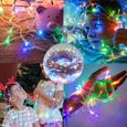 Guirlande lumineuse exterieure - SDLOGAL - 100 LED 10m - 8 modes d'éclairage - couleur fixe-3