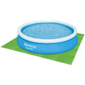 Tapis de protection sol épais pour piscine ronde