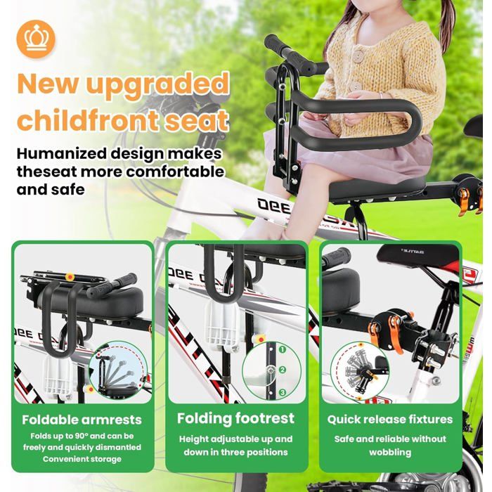 Porte bébé pour vélo - Areu Bébé