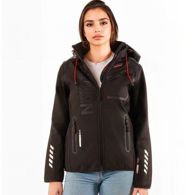 Voqeen Veste Ski Femme Imperméable - Blouson Hiver Chaud Coupe-Vent Avec Capuche Amovible Pour Montagne Et Sports D'Hiver