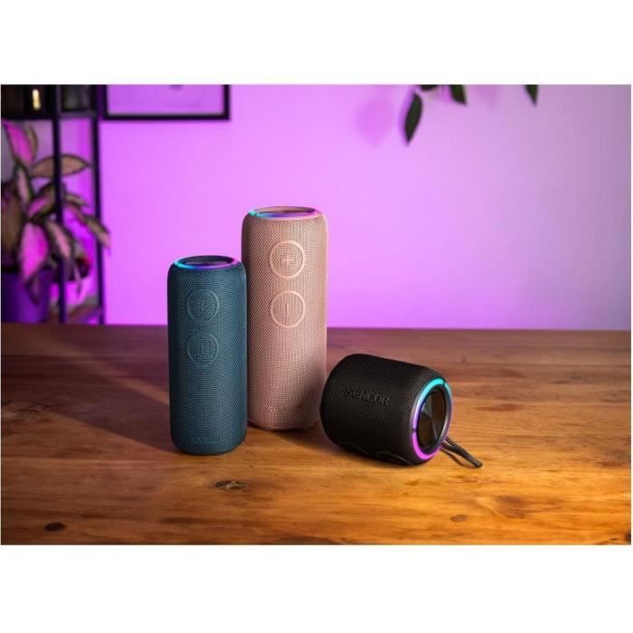 Enceinte Bluetooth - SIRIUS 2 MINI BLACK - Sencor