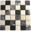 Carrelage Mosaique En Pierre Blanc Gris Et Noir 305mm X 305mm