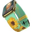 Bracelet pour smartwatch Van Gogh - Sous licence officielle - MobyFox - Blanc - Conçu pour Smartwatch-0