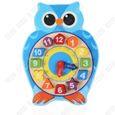 TD® Horloge en grenouille pour enfants montre chiffre grenouille accessoire de jeu ludique apprentissage horaire amusant nouveau-0